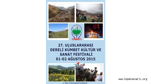 27. Uluslararası Dereli Kümbet Kültür ve Sanat Festivali