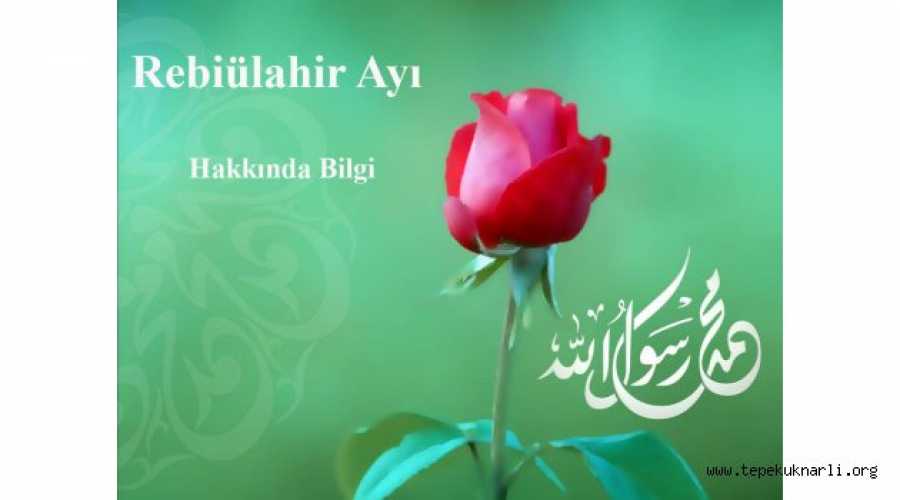 Rebiülahir Ayı (4. Ay) Bilgi