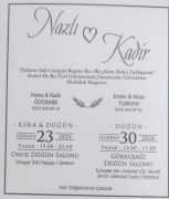 Düğün - Nazlı ÖZDEMİR & Kadir TURHAN (30.06.2024)